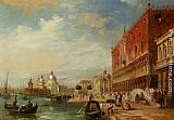 Santa Maria Della Salute from the Dodges Palace Venice by Edward Pritchett